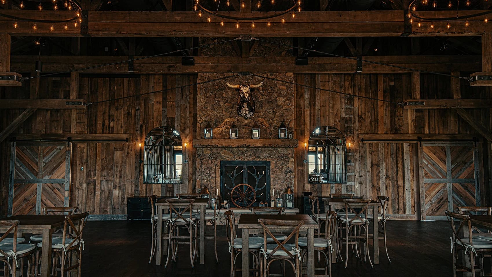 An rustic room for exclusive special events